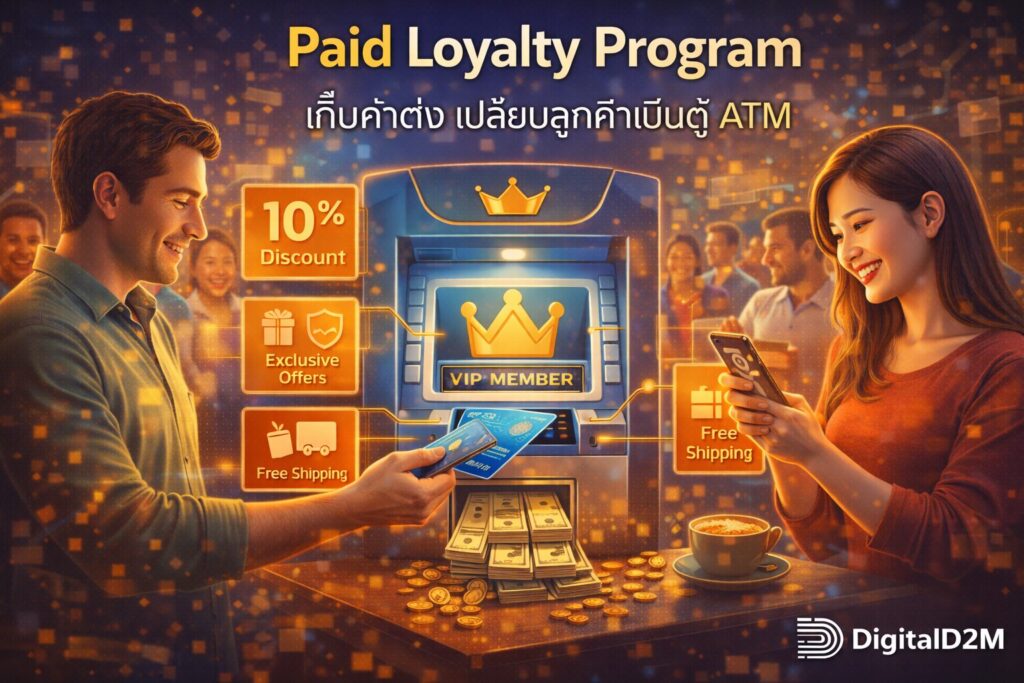 Paid Loyalty Program, ระบบสมาชิกแบบเสียเงิน, Sunk Cost Fallacy, Customer Retention, เพิ่มยอดซื้อซ้ำ