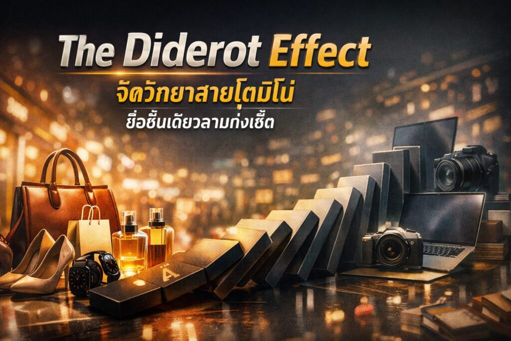 The Diderot Effect, Consumption Spiral, จิตวิทยาการตลาด, Cross-Selling, เพิ่มยอดขายต่อบิล