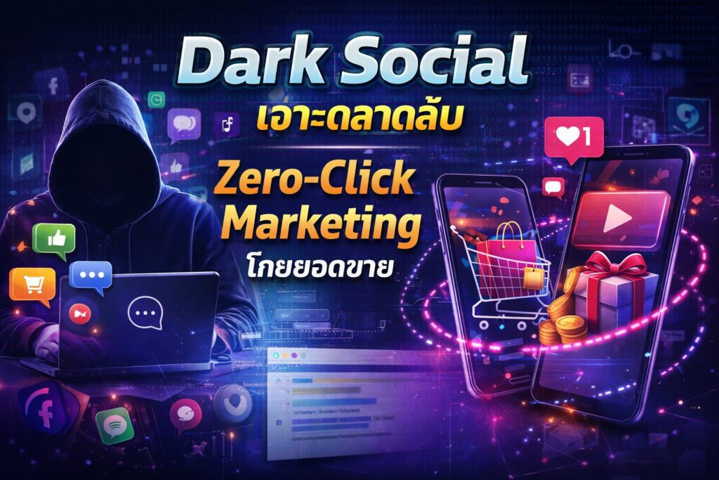 Dark Social, Zero-Click Marketing, การตลาดออนไลน์, วัดผลโฆษณา, ยอดขาย