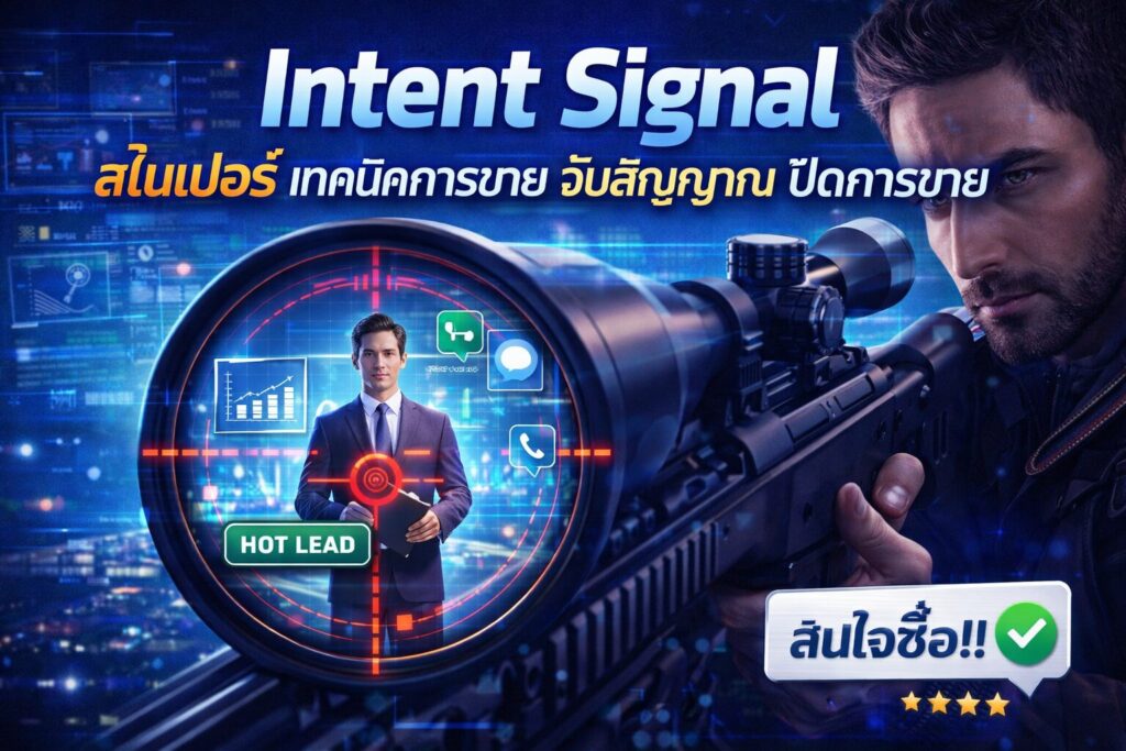 Intent Signal, เทคนิคการขาย, ปิดการขาย, เครื่องมือ AI, ยอดขาย