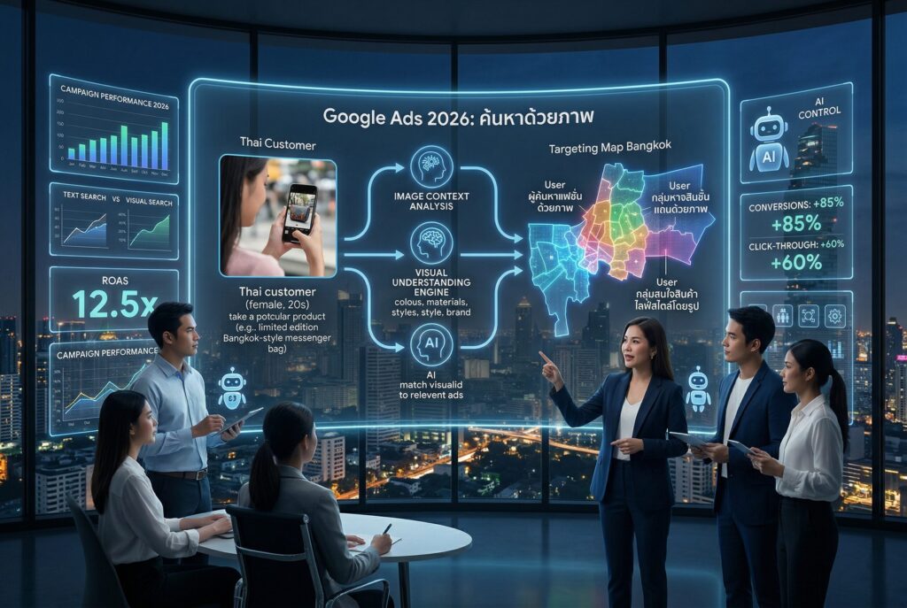 ยิงแอดกูเกิล, Google Ads 2026, Circle to Search, Google Lens, ค้นหาด้วยภาพ