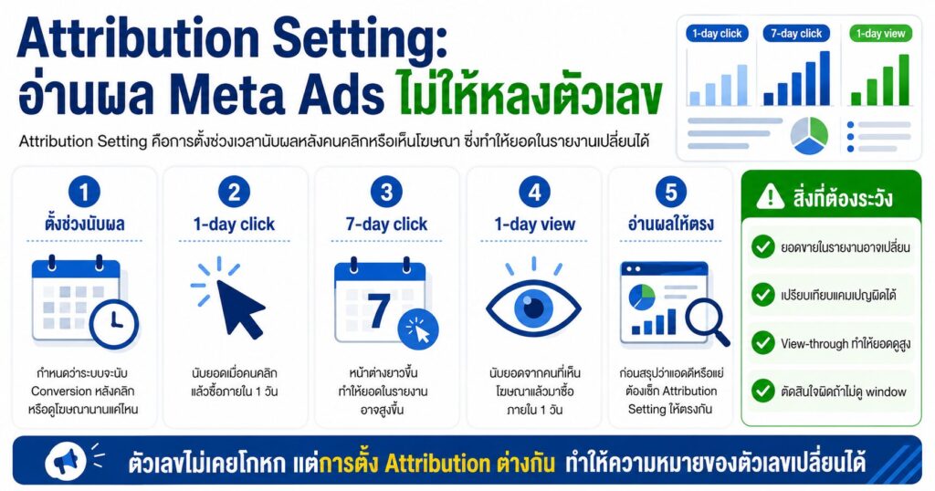 Attribution Setting, Meta Ads, Facebook Ads, 1-Day Click, 7-Day Click