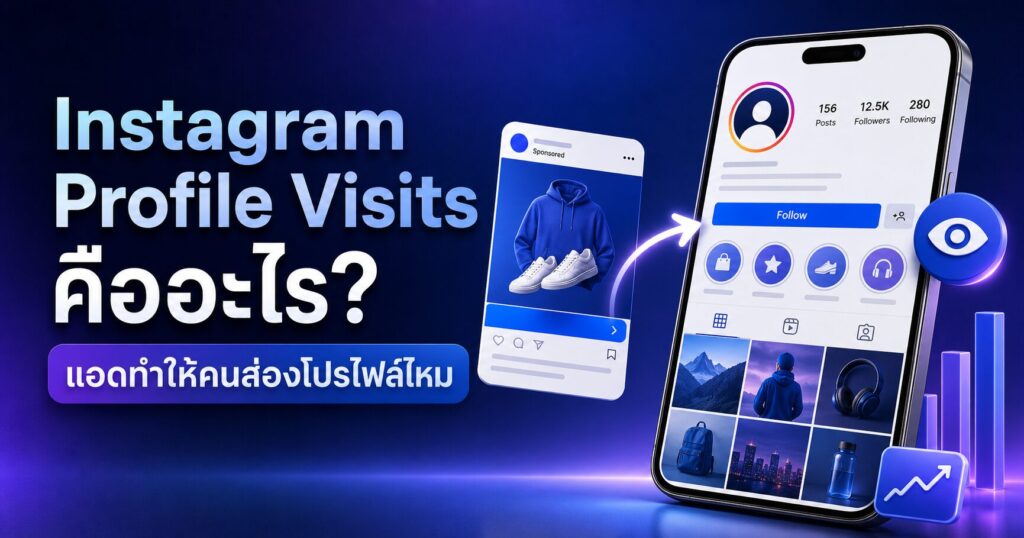 Instagram Profile Visits, Instagram Profile Visits คืออะไร, Profile Visit Rate, Follower Growth, Cost per Profile Visit