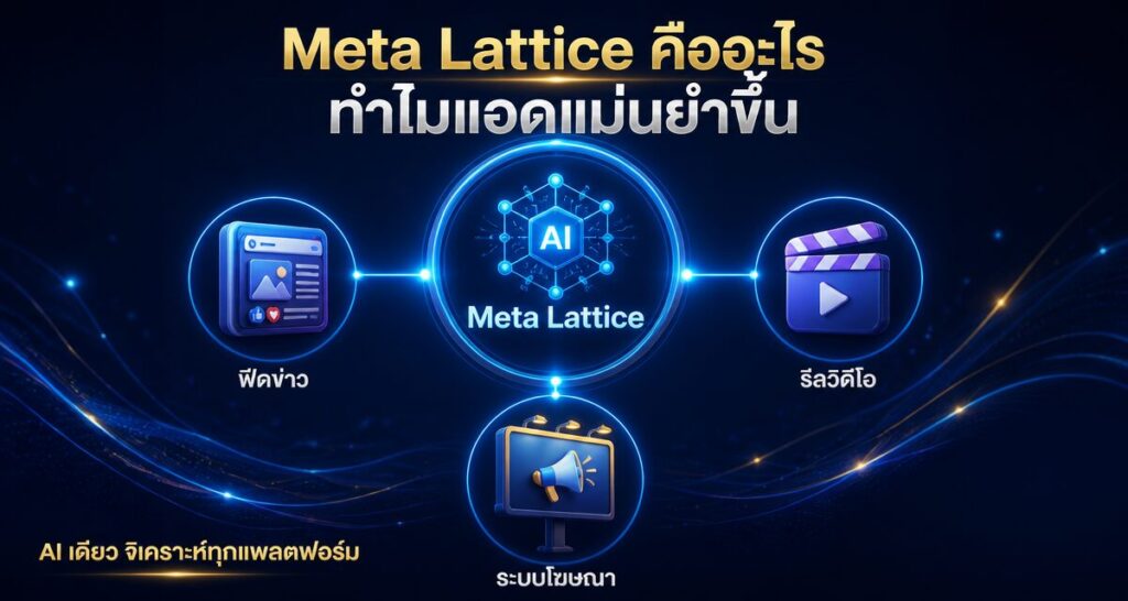 Meta Lattice Facebook Ads คืออะไร ทำไมแอดแม่นยำขึ้น