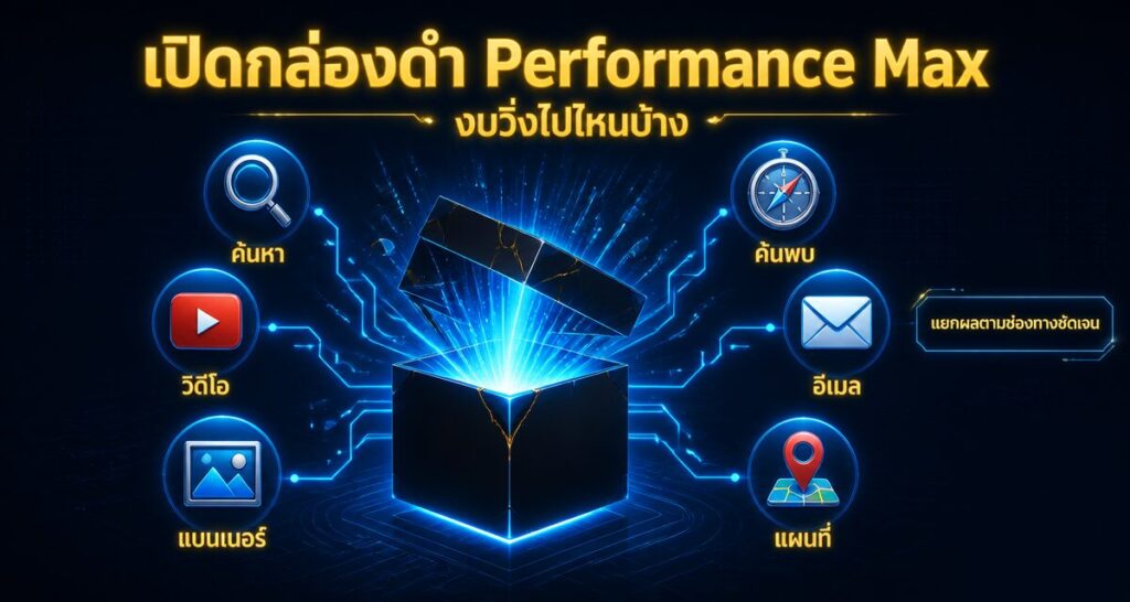 Channel Performance Report Performance Max: เปิดกล่องดำ