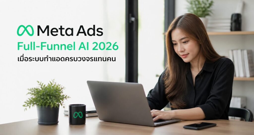 Meta Ads Full-Funnel AI 2026: เมื่อระบบทำแอดครบวงจรแทนคน